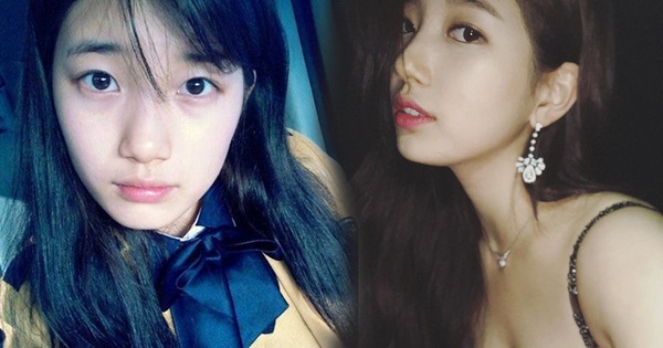 2 thái cực selfie phản ánh đúng luôn style của Suzy: Hồi mới debut thì giản dị, e ấp - khi đã nổi đình đám thì sexy bung lụa