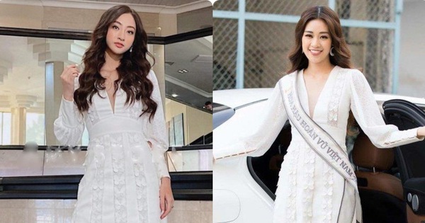 Hoa hậu Khánh Vân - Lương Thùy Linh đụng hàng: Chỉ một chi tiết rất nhỏ vẫn thể hiện sự cao tay của hai nàng Hậu