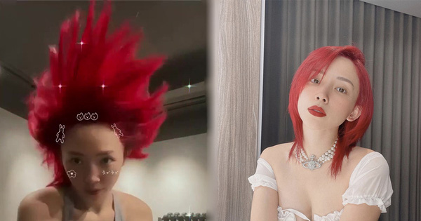 Tóc Tiên sau khi nhuộm tóc đỏ: Hết hóa rocker qua ống kính "người ấy", giờ lại bị bạn thân lôi ra "chế meme"