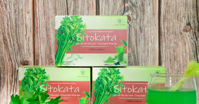 Bột cần tây Sitokata - Thức uống chinh phục cả những vị khách hàng khó tính