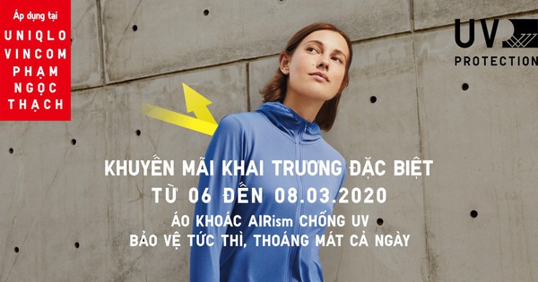2 ngày nữa khai trương store UNIQLO tại Hà Nội: Món đồ đáng sắm nhất là áo chống nắng 399k, áo giữ nhiệt sale tới 7 ngày