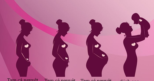 9 tháng mang thai, cơ thể mẹ bầu thay đổi đáng kinh ngạc thế nào?