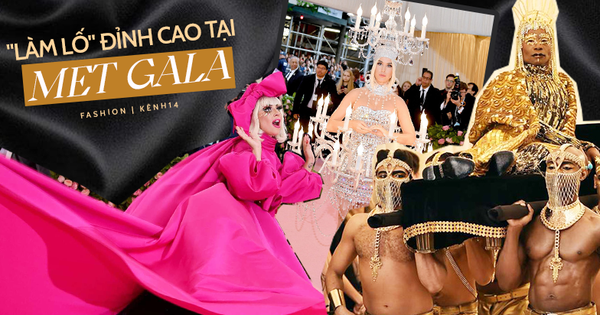 Met Gala hay "mặt trận làm lố" đỉnh cao: Lady Gaga thay đồ "tại trận", Cardi B vác cặp nhũ hoa 12 tỷ nhưng tất cả đều chào thua nam nhân nằm kiệu