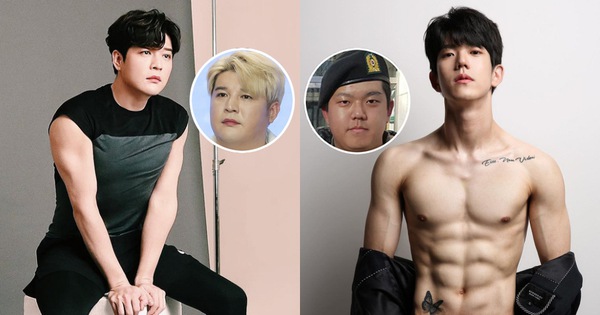 2 nam idol Kpop khoe thành tích giảm 37kg đáng nể: người tự hào có bắp tay lên cơ chuột, kẻ lại tự tin cởi áo "show" body 8 múi