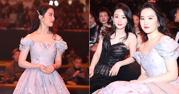 Hóa công chúa cổ tích, Lưu Diệc Phi lên thẳng top 1 Weibo nhưng chung khung hình với Triệu Lệ Dĩnh lại thấy có vấn đề