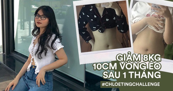 Theo bài tập giảm cân trong 2 tuần của Chloe Ting, cô gái Sài Thành đánh bay 8kg cùng 10cm vòng eo chỉ sau hơn 1 tháng