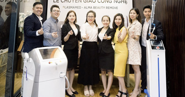 Chuyển giao công nghệ Alma Beauty Remove & Plasmamed tại Zenn Clinic Bình Định
