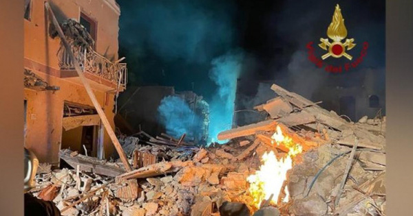 Sập tòa nhà do nổ đường ống ở Italy: Ít nhất 1 người chết, 9 người mất tích