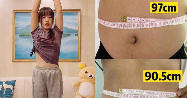 Cô gái Nhật Bản giảm được 7cm vòng eo chỉ trong 1 tuần nhờ bài tập 2 phút mỗi ngày