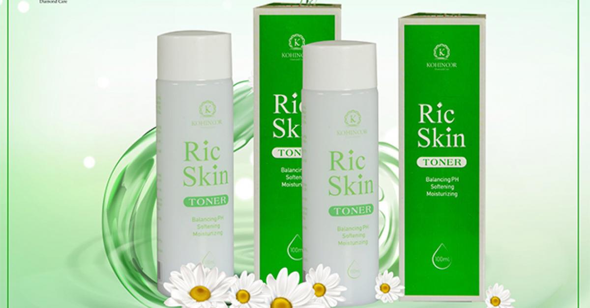Mỹ phẩm Ricskin - Kohinoor: Sử dụng toner đúng cách để da đẹp hơn