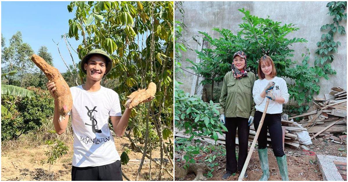Mạc Văn Khoa ở Sài Gòn là ông chủ, về quê ra vườn đào sắn, trồng cây cho mẹ