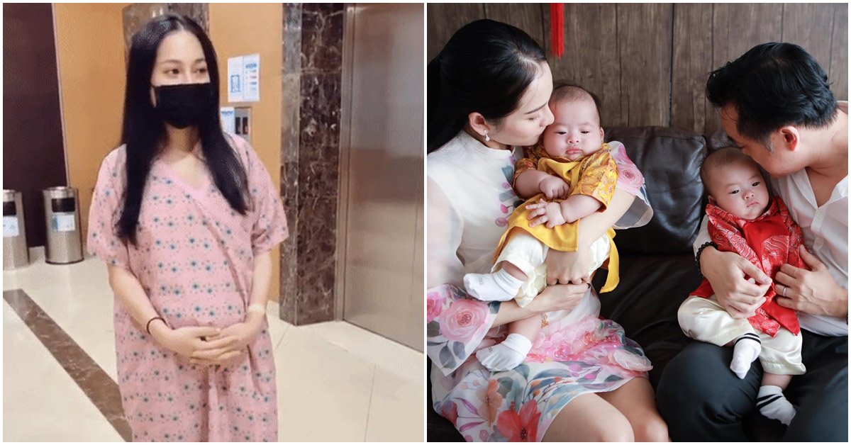 4 tháng sau sinh, vợ trẻ Dương Khắc Linh "chỉ còn thừa 2kg bụng" nhờ suốt ngày ẵm 2 con