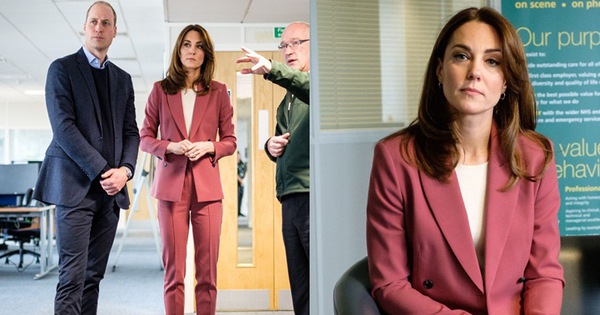 Lần đầu tiên Công nương Kate diện nguyên bộ suit, là "học" phá vỡ quy tắc Hoàng gia từ em dâu Meghan?