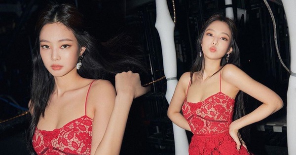 Lụa nào cũng đẹp vì Jennie, bao gồm cả váy ren đỏ kém sang không lối thoát từng khiến nhiều sao Việt "lọt hố"