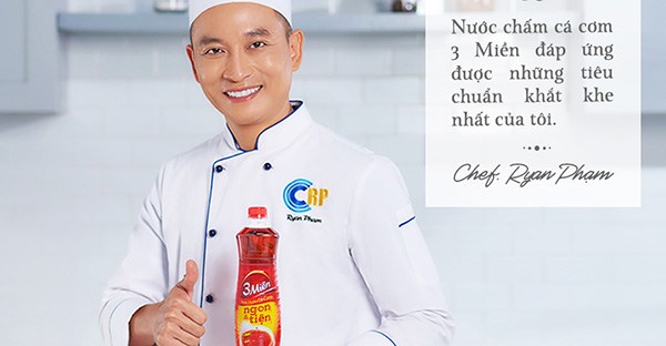 Chef Ryan Phạm bật mí tiêu chí chọn nước chấm trung hòa được khẩu vị 3 miền
