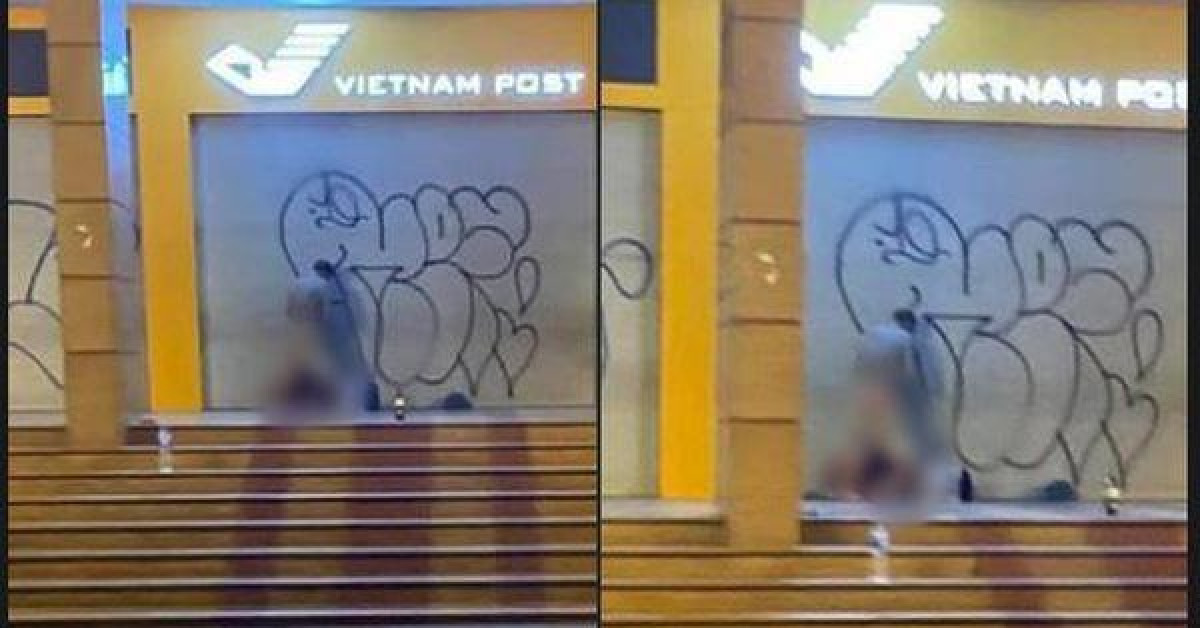 Cặp đôi có hành động phản cảm, vô văn hóa ngay tại Bưu điện Hà Nội khiến dư luận phẫn nộ