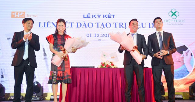 HD Derma và Diệp Thảo Academy hợp tác liên kết đào tạo điều trị da tại Tây Ninh
